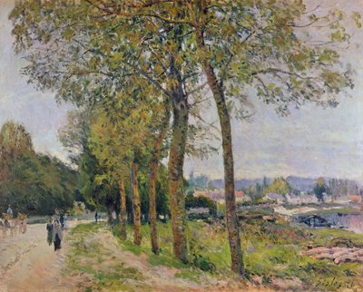 Die Seine bei Marly, 1876 von Alfred Sisley